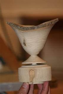 Natural edged vase